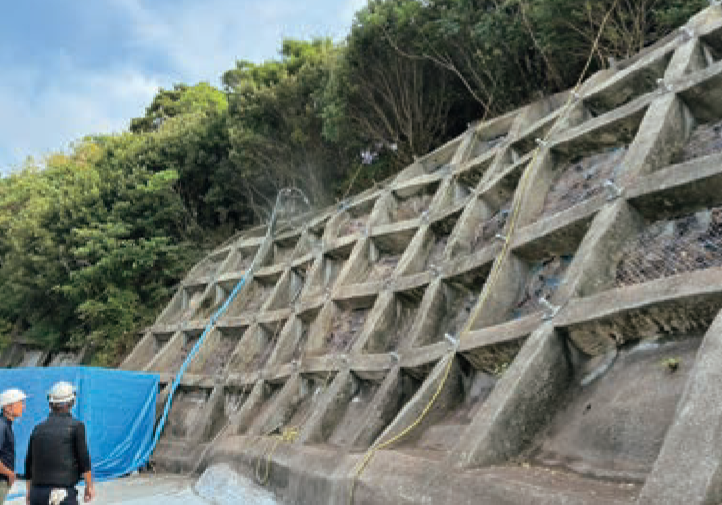兵庫県某のり型枠内改修現場