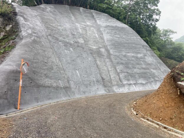 モルタル吹付比較結果